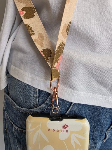 Cordon bandoulière de téléphone et porte-clés