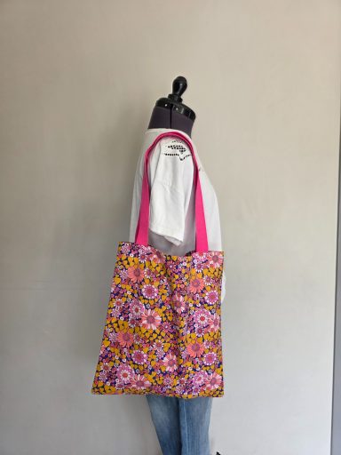 Tote bag fleuri